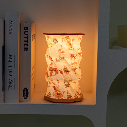 Drehbare LED-Lampe "Winterliche Weihnachten"