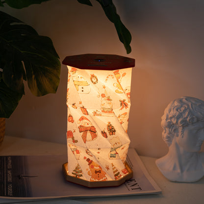 Drehbare LED-Lampe "Winterliche Weihnachten"