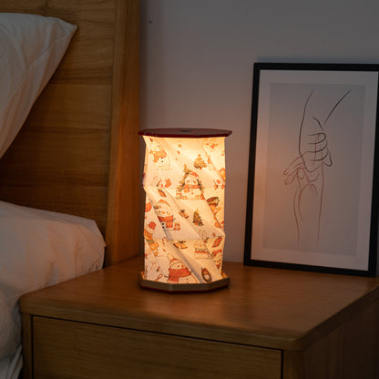 Drehbare LED-Lampe "Winterliche Weihnachten"