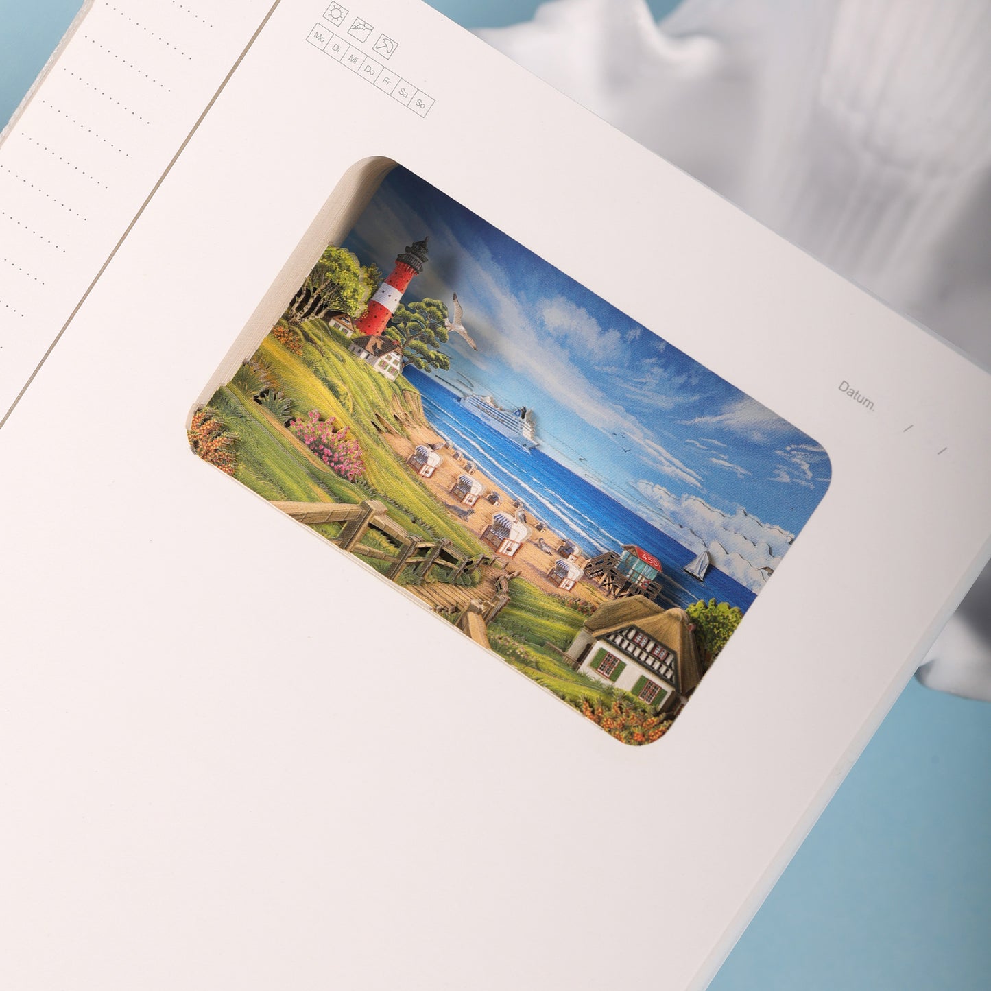 3D-Notizbuch Nordsee