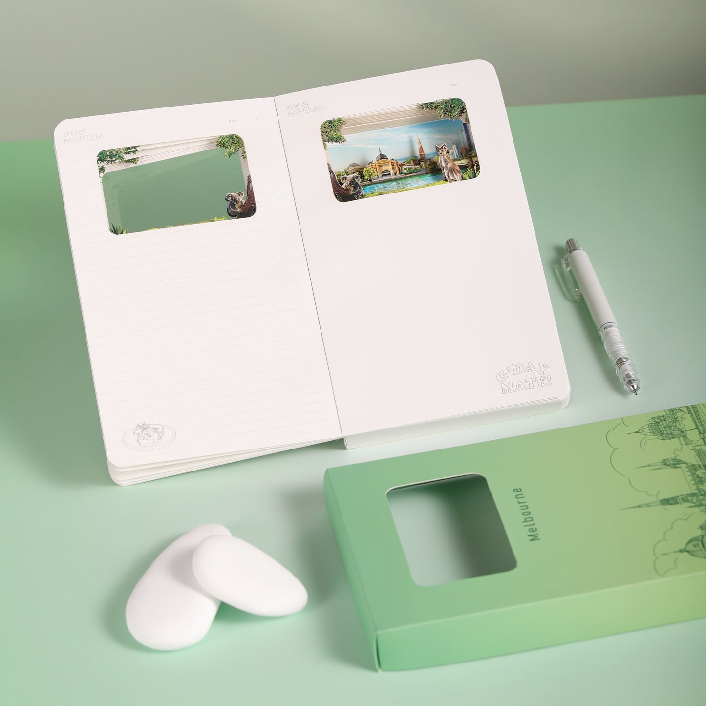 3D Notizbuch Melbourne