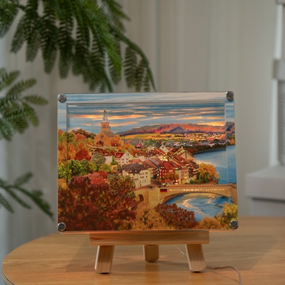 （Coming soon）DIY paper art light picture - Laufenburg in autumn 