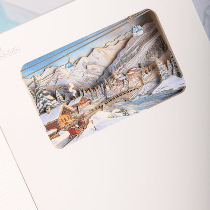 3D Notizbuch Winterzauber Österreich
