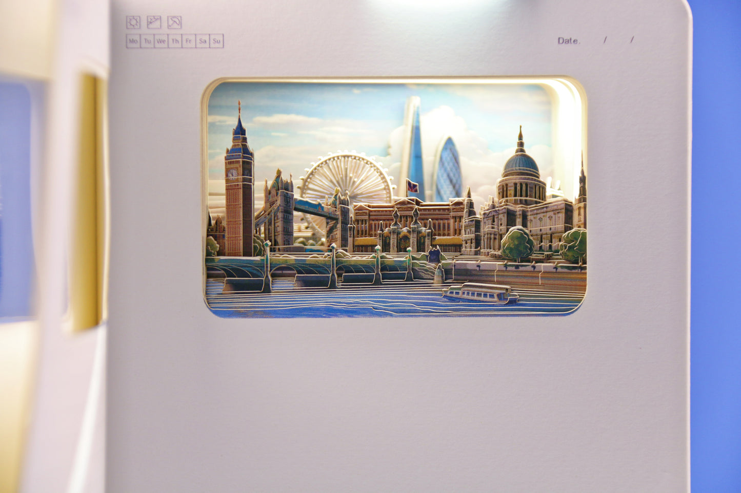 3D-Notizbuch London