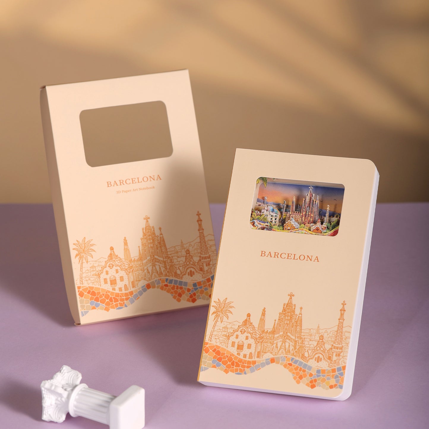 3D Notizbuch Barcelona