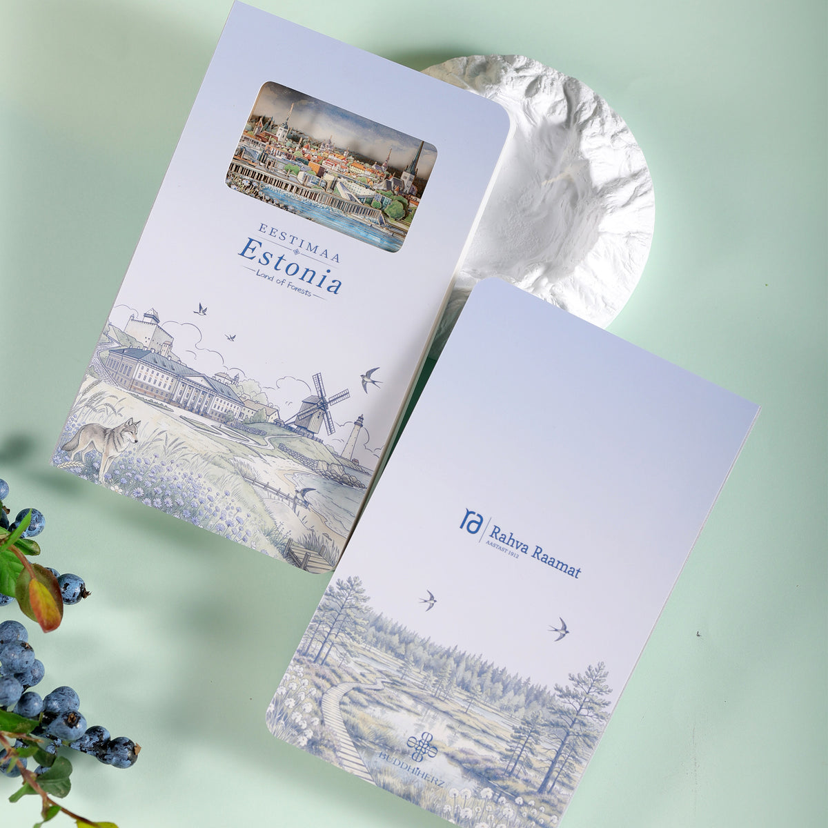 3D Notizbuch Estonia