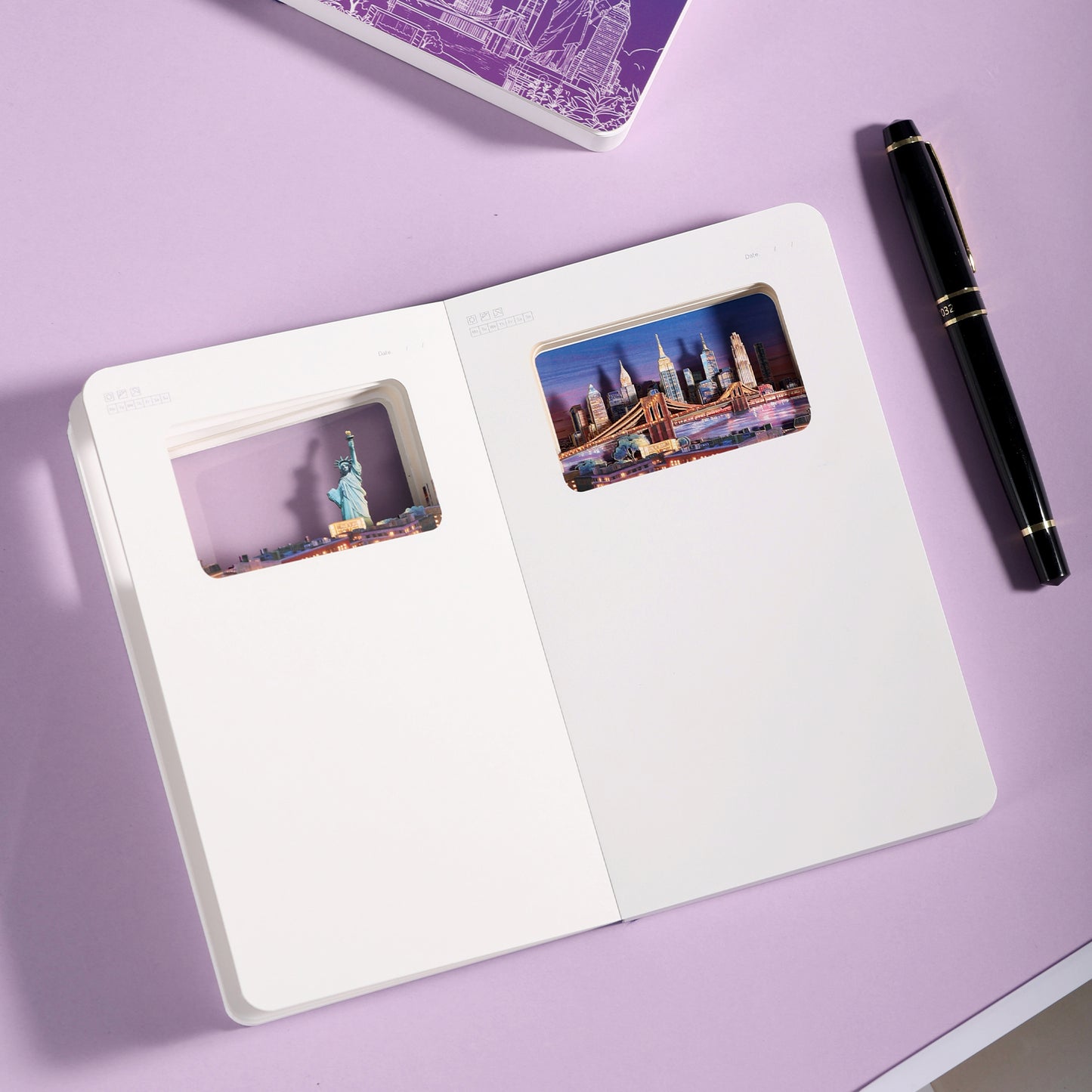 3D Notizbuch New York