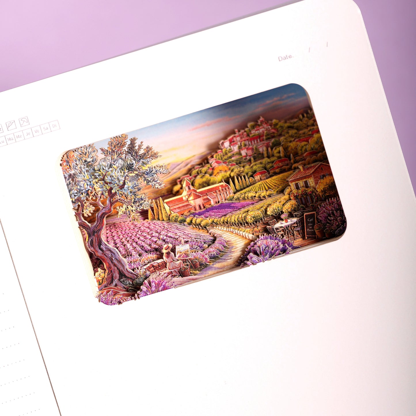 3D Notizbuch Provence