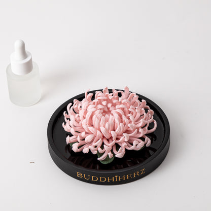 Lotus chrysanthemum porcelain flower with fragrance oil 