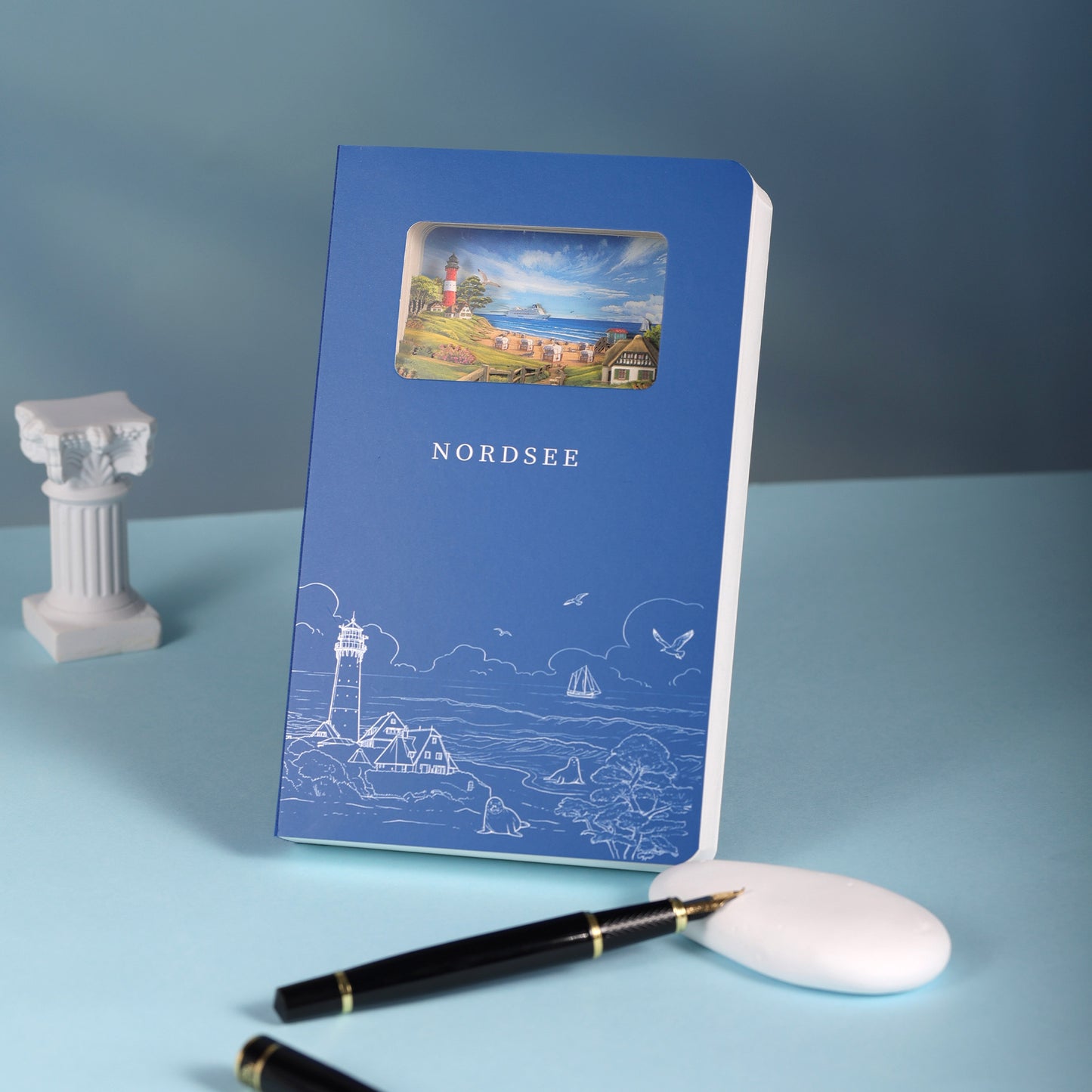 3D-Notizbuch Nordsee