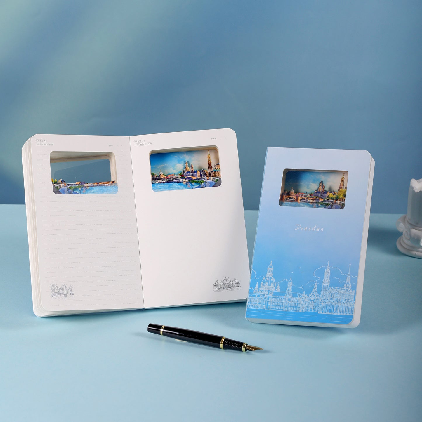 3D - Notizbuch Dresden