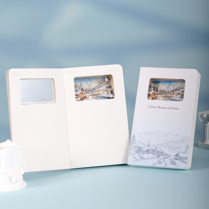3D Notizbuch Winterzauber Österreich