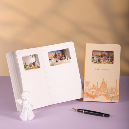 3D Notizbuch Barcelona