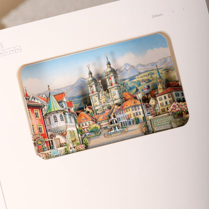 3D Notizbuch St. Gallen