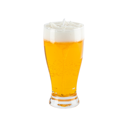 Scented candle, beer glass medium 