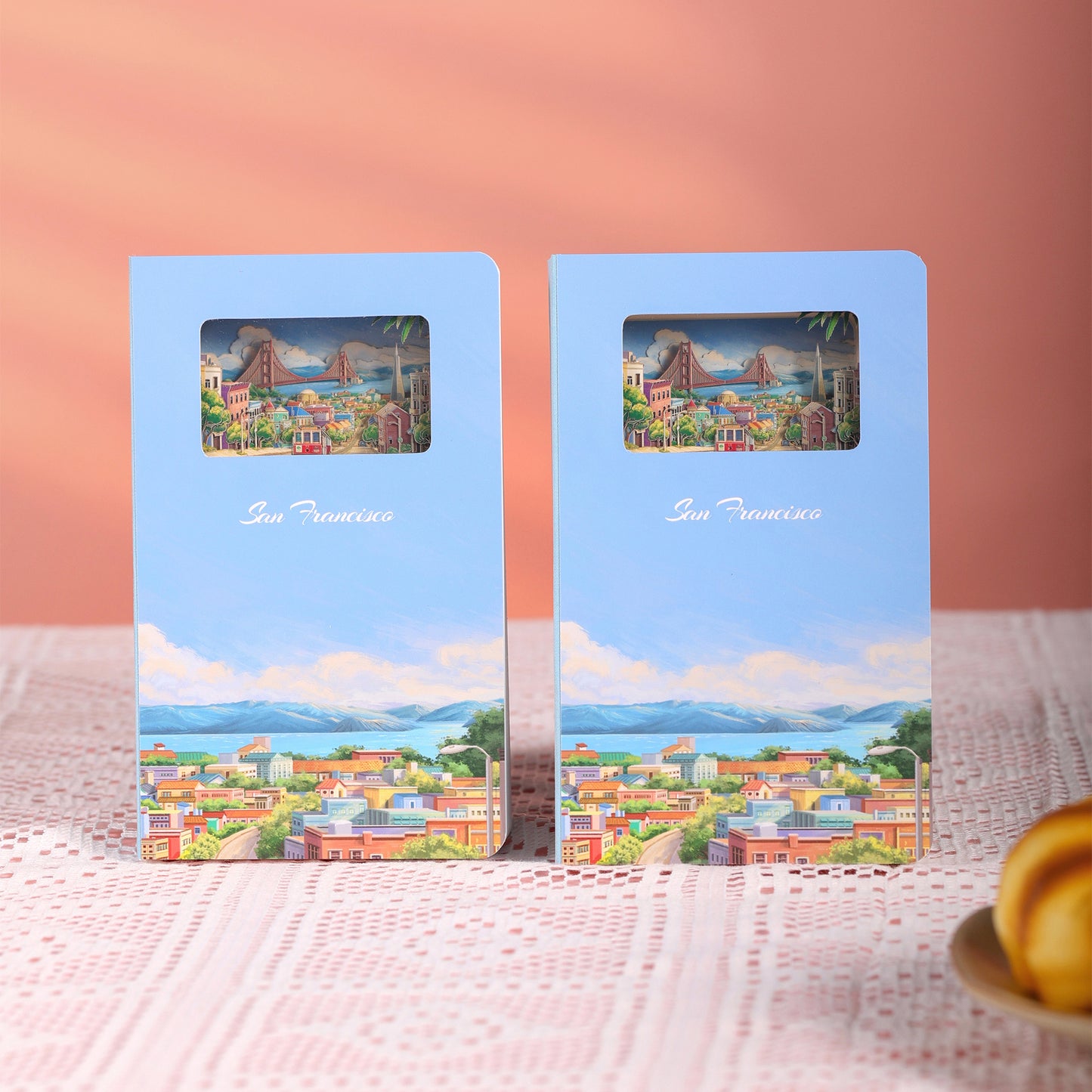 3D Paper-cut Notebook San Francisco
