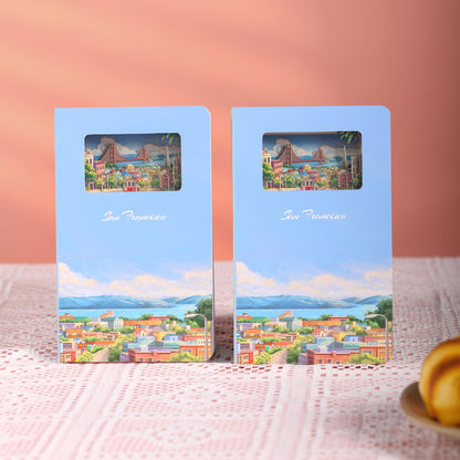 3D Paper-cut Notebook San Francisco