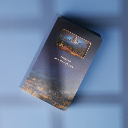 3d-Notizbuch Alpen