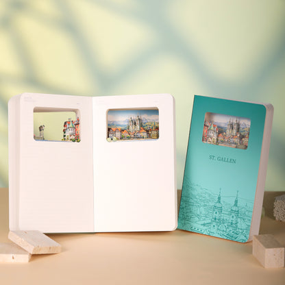 3D Notizbuch St. Gallen