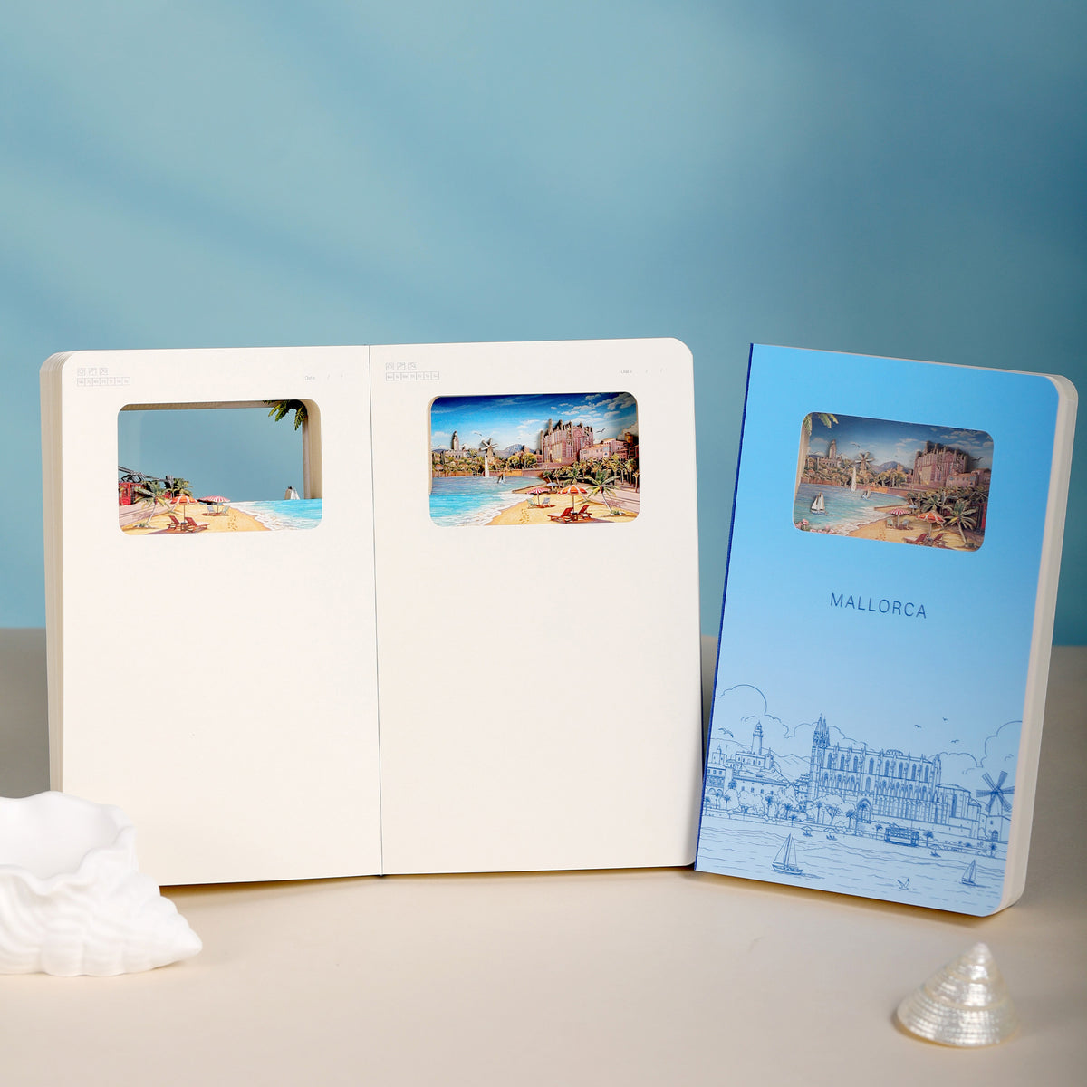 3D Notizbuch Mallorca