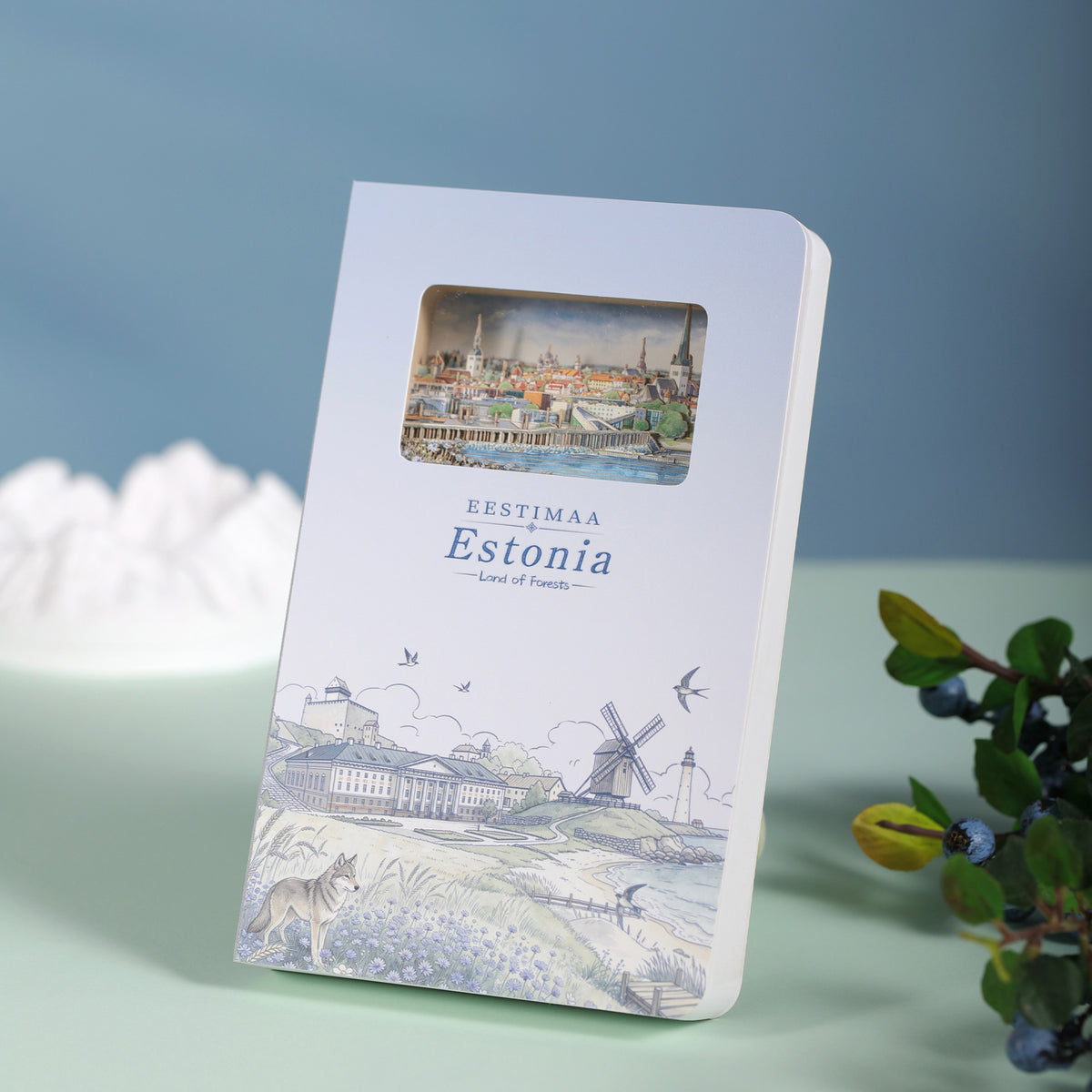 3D Notizbuch Estonia