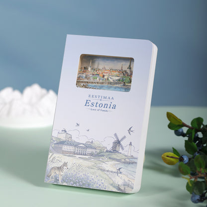 3D Notizbuch Estonia