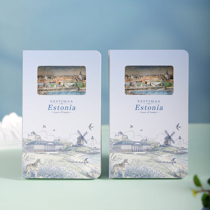 3D Notizbuch Estonia