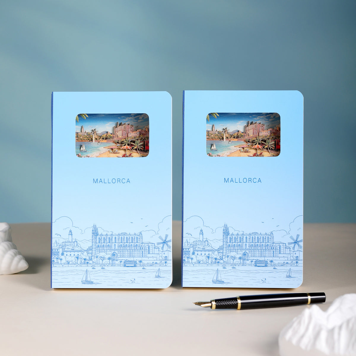 3D Notizbuch Mallorca