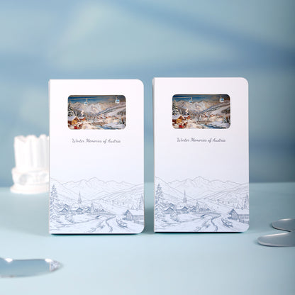 3D Notizbuch Winterzauber Österreich