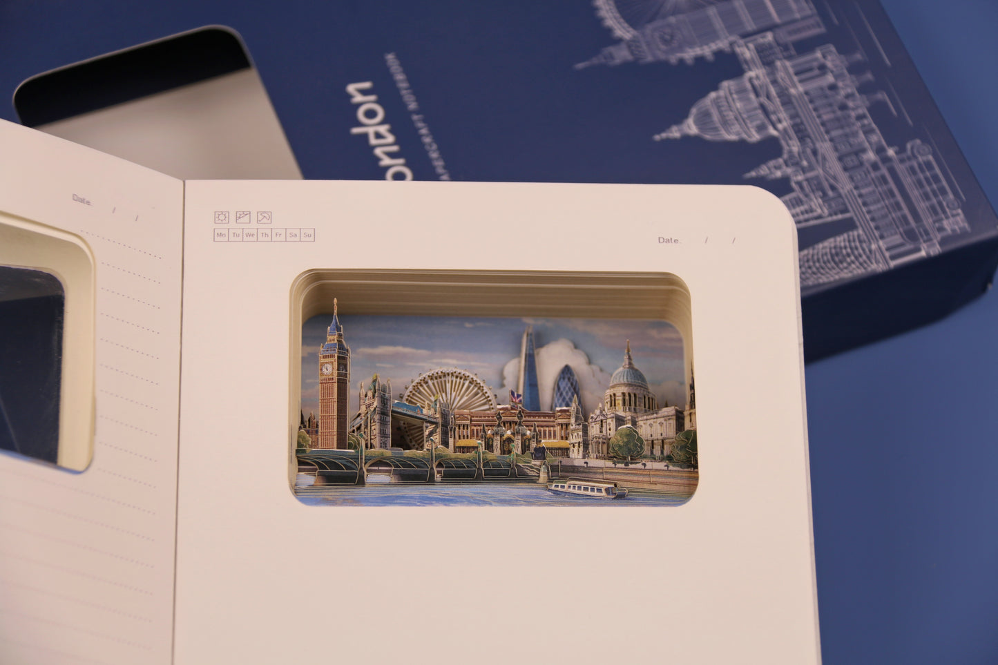 3D-Notizbuch London