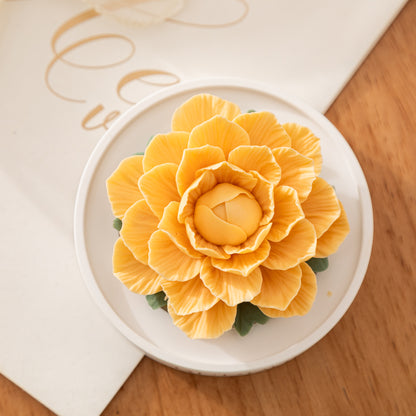 Camellia Porcelain Flower Yellow with Fragrance Oil 