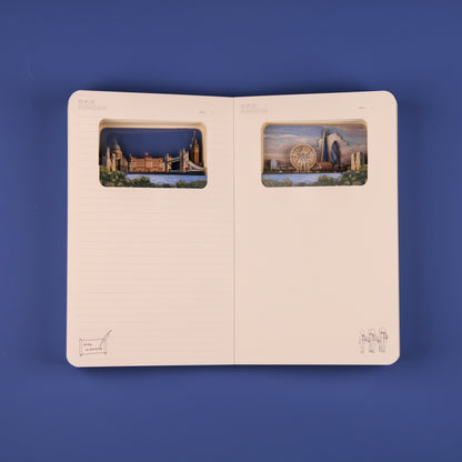 3D-Notizbuch London