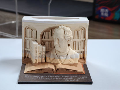 3D Notizblock Goethe