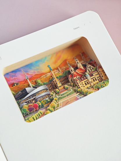 3D - Notizbuch Stuttgart