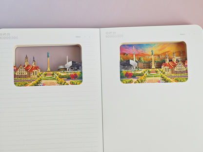 3D - Notizbuch Stuttgart