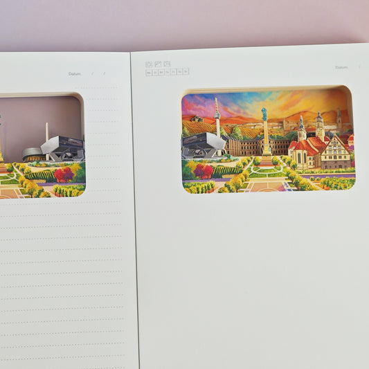 3D - Notizbuch Stuttgart