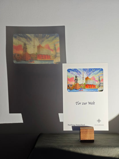 Lichtspiel-Postkarten „Stadtmotive in Bewegung“ – Städtekollektion