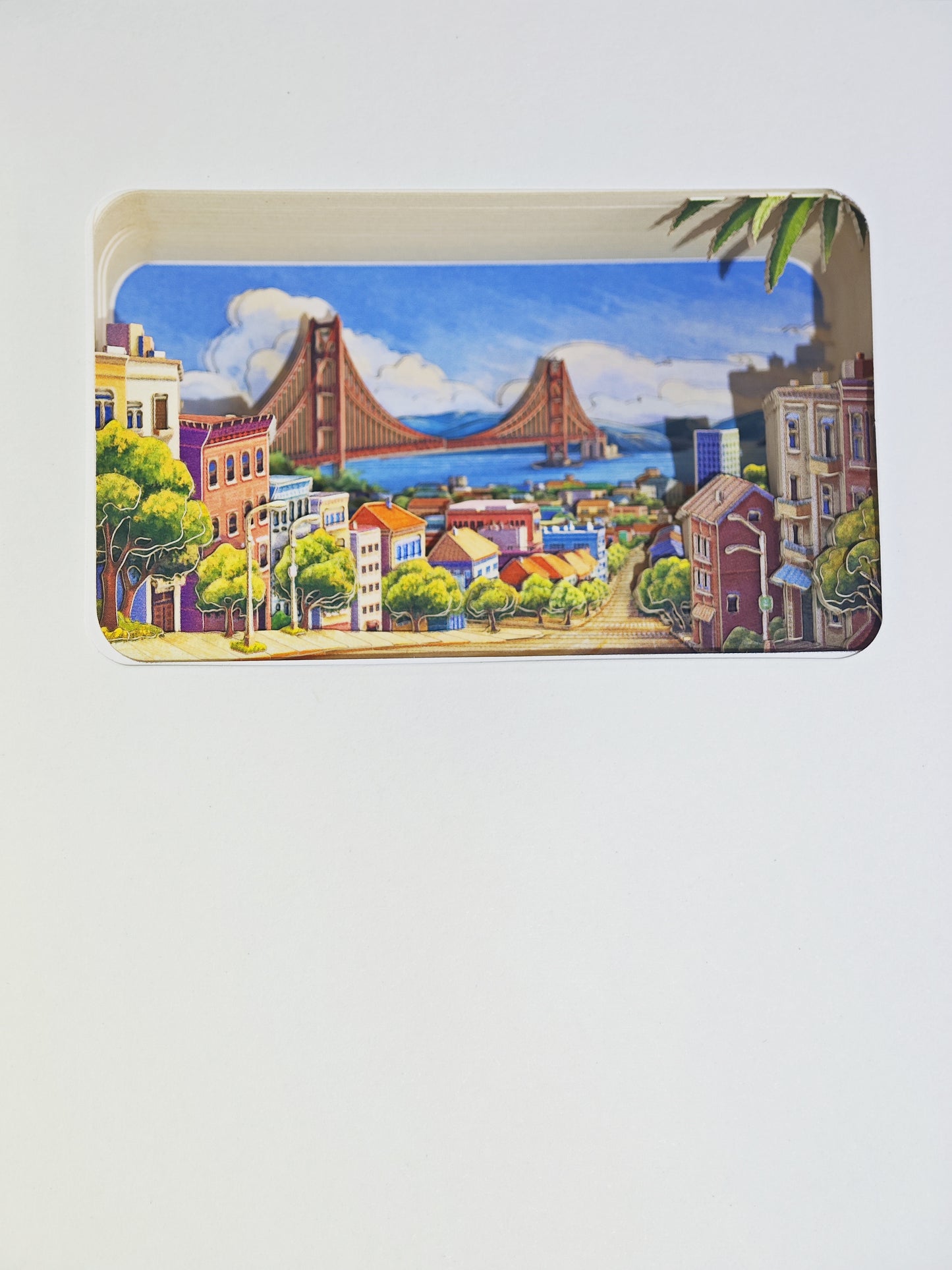 3D Paper-cut Notebook San Francisco
