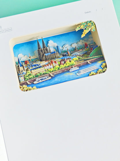 3D Notizbuch Köln