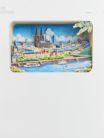 3D Notizbuch Köln