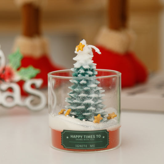 Candle “Christmas tree in cup”