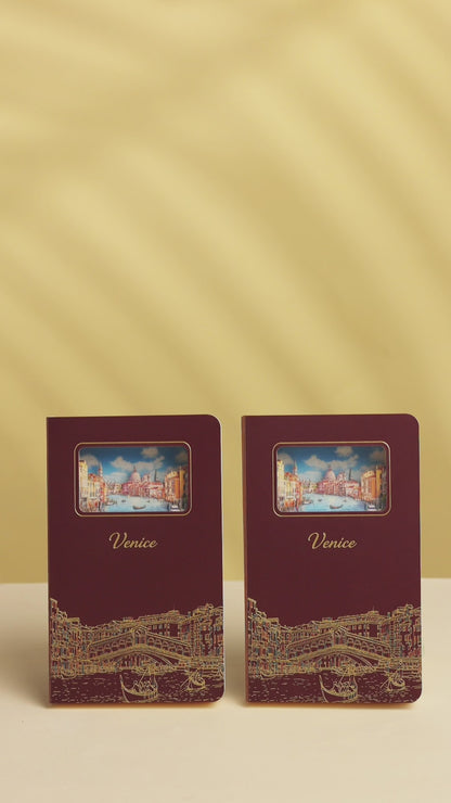 3D Notizbuch Venedig