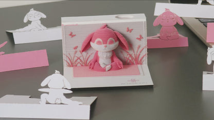 3D Notepad: Meditating Rabbit 