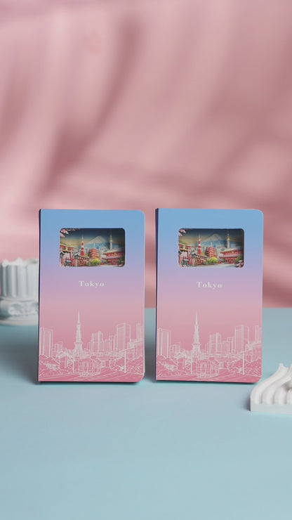 3D Notizbuch Tokyo