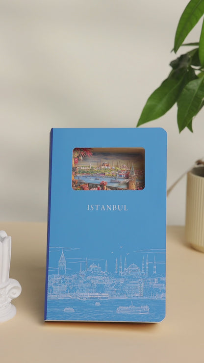 3D Notizbuch Istanbul