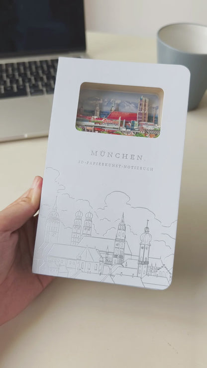 München 3D-Notizbuch