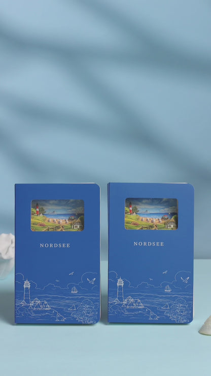 3D-Notizbuch Nordsee