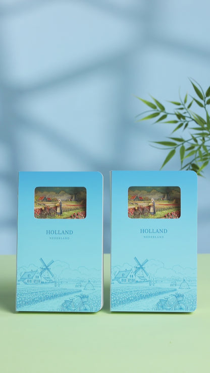 3D Notizbuch Holland