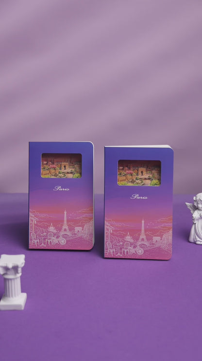 3D Notizbuch Paris