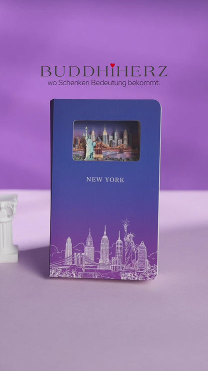 3D Notizbuch New York